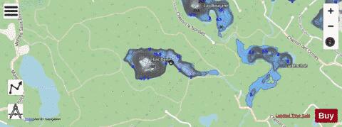 Denis, Lac depth contour Map - i-Boating App - Streets