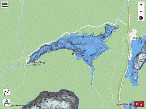 Malbaie, Etang depth contour Map - i-Boating App - Streets