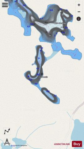 Louis, Lac depth contour Map - i-Boating App - Streets