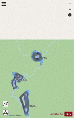 Tete, Lac de depth contour Map - i-Boating App - Streets