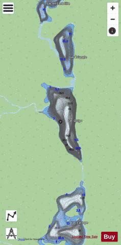 Quipo, Lac depth contour Map - i-Boating App - Streets