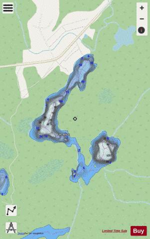 Alice, Lac depth contour Map - i-Boating App - Streets