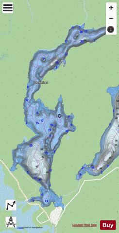 ANICET depth contour Map - i-Boating App - Streets