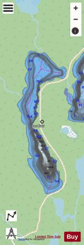 Blau, Lac depth contour Map - i-Boating App - Streets