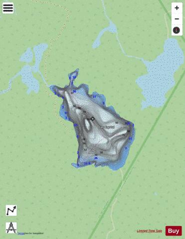 Crystal, Lac depth contour Map - i-Boating App - Streets
