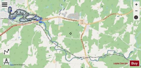 Davignon, Lac depth contour Map - i-Boating App - Streets