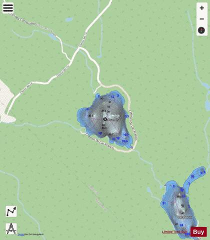 Francis, Lac depth contour Map - i-Boating App - Streets