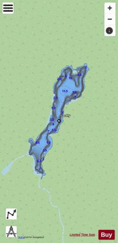 Hy  Lac depth contour Map - i-Boating App - Streets