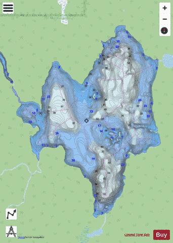 LA BIDIERE (DE) depth contour Map - i-Boating App - Streets