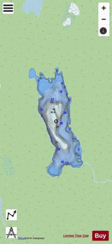 Lac C 3805 depth contour Map - i-Boating App - Streets