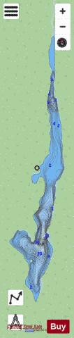Lallemant, Lac depth contour Map - i-Boating App - Streets