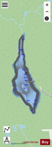 Lasniel, Lac depth contour Map - i-Boating App - Streets
