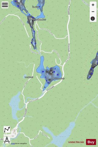 Noir  Petit Lac depth contour Map - i-Boating App - Streets