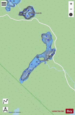 PISTOLET depth contour Map - i-Boating App - Streets
