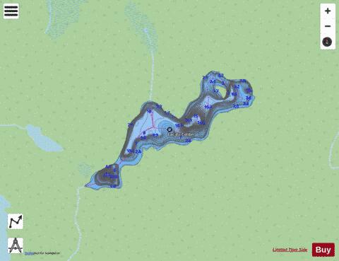 Colibri, Lac du depth contour Map - i-Boating App - Streets