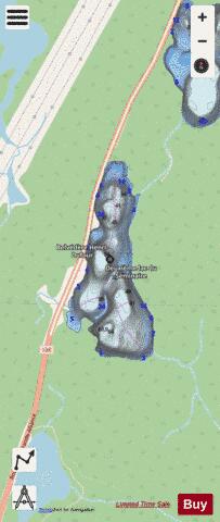 Seminaire, Deuxieme lac du depth contour Map - i-Boating App - Streets