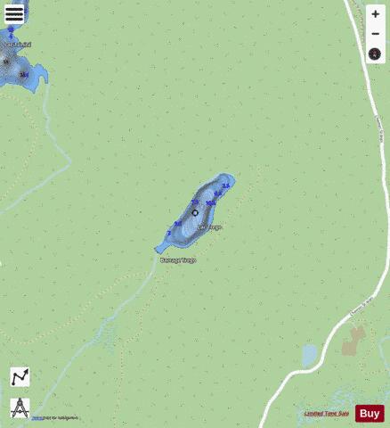 Trego  Lac depth contour Map - i-Boating App - Streets
