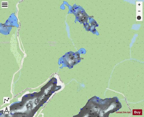 Verschelden  Lac depth contour Map - i-Boating App - Streets