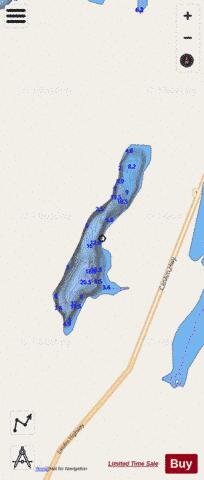 Althouse Lake depth contour Map - i-Boating App - Streets