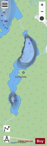 Leadley Lake depth contour Map - i-Boating App - Streets