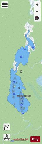 MacLennan Lake depth contour Map - i-Boating App - Streets