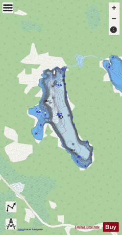 McRobbie Lake depth contour Map - i-Boating App - Streets