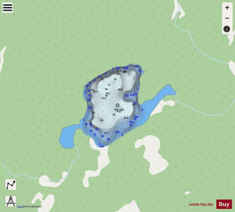 Camp (Clearwater) Lake depth contour Map - i-Boating App - Streets