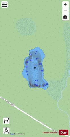 Mile 8 Lake depth contour Map - i-Boating App - Streets