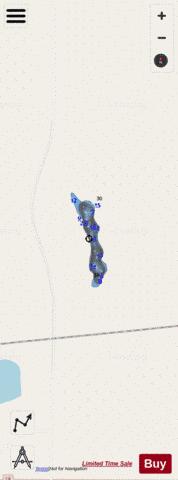 #1 Junction Mine Strip depth contour Map - i-Boating App - Streets