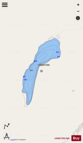 Alligator depth contour Map - i-Boating App - Streets
