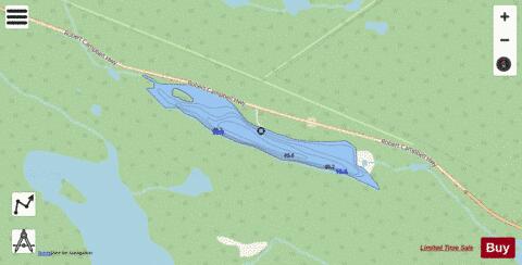 Fisheye depth contour Map - i-Boating App - Streets
