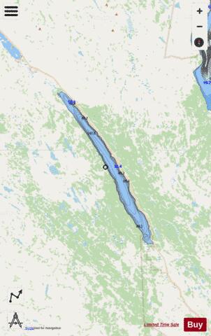 Fox depth contour Map - i-Boating App - Streets