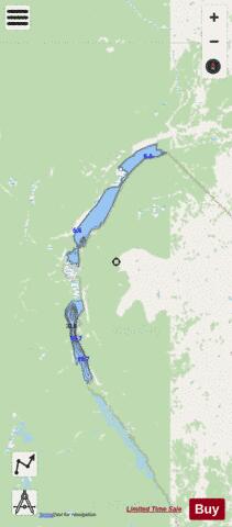 Hutshi depth contour Map - i-Boating App - Streets
