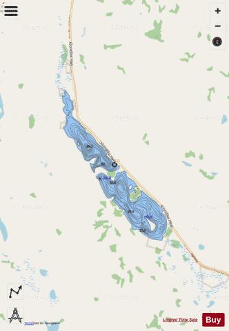 Little Fox depth contour Map - i-Boating App - Streets
