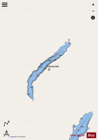 McPherson depth contour Map - i-Boating App - Streets