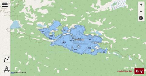 Michie depth contour Map - i-Boating App - Streets