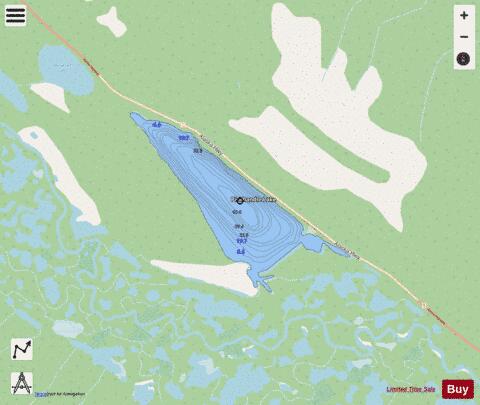 Pickhandle depth contour Map - i-Boating App - Streets