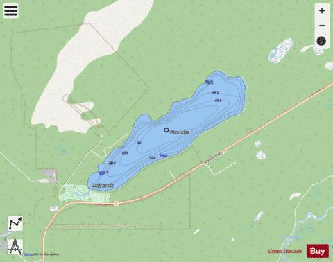 Pine depth contour Map - i-Boating App - Streets