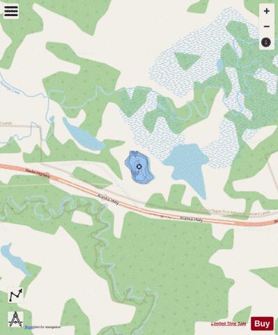 Salmo depth contour Map - i-Boating App - Streets