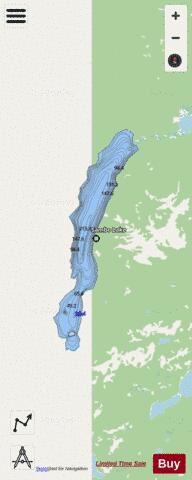 Sambo depth contour Map - i-Boating App - Streets