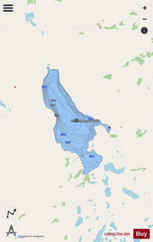 Tchawsahmon depth contour Map - i-Boating App - Streets