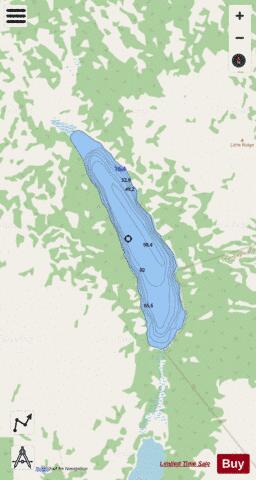 Thirty-seven Mile depth contour Map - i-Boating App - Streets