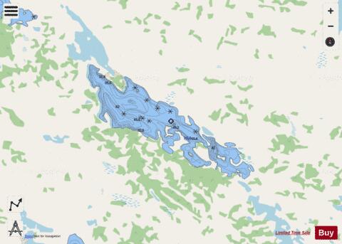 Upper Snafu depth contour Map - i-Boating App - Streets