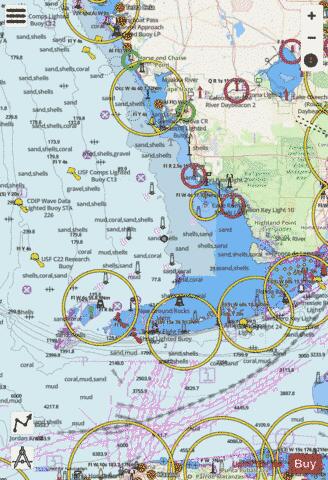 LEASE BLOCK FOR HAVANA TO TAMPA BAY Marine Chart - Nautical Charts App - Streets