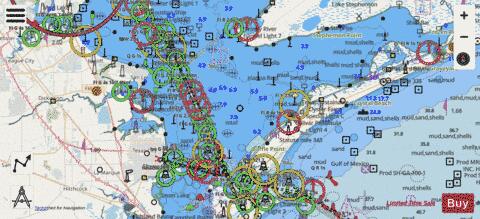 GALVESTON BAY SIDE C Marine Chart - Nautical Charts App - Streets