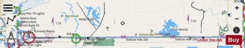 ELLENDER TO GALVESTON Marine Chart - Nautical Charts App - Streets