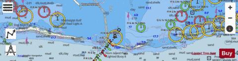 DAUPHIN ISLAND ALA TO HORN ISLAND MISS Marine Chart - Nautical Charts App - Streets