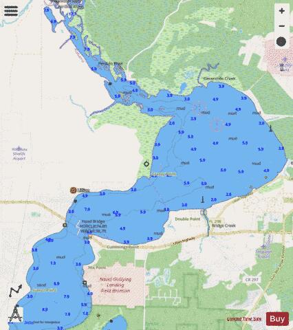 PERDIDO BAY EXTENSION Marine Chart - Nautical Charts App - Streets