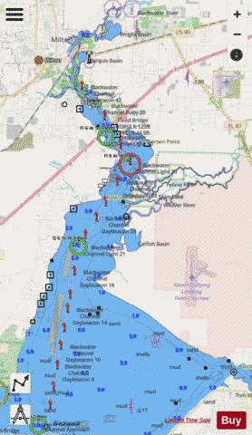 EAST BAY EXTENSION Marine Chart - Nautical Charts App - Streets