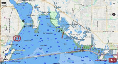 SAFETY HARBOR Marine Chart - Nautical Charts App - Streets